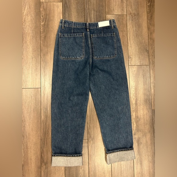 Re/Done Originals The Bender Straight Jeans in Rustic Indigo Size 25 - Picture 7 of 7